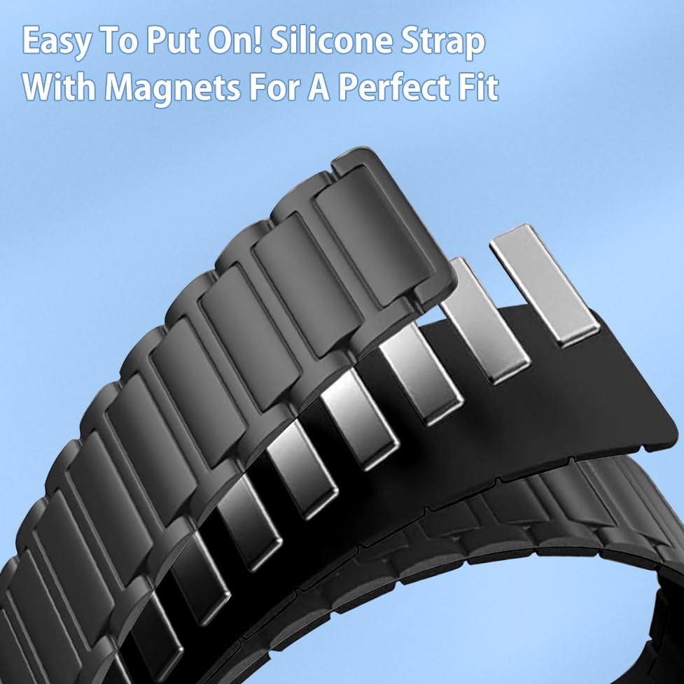 Correa de silicona magnética para reloj Blackview R50Pro miniatura 5