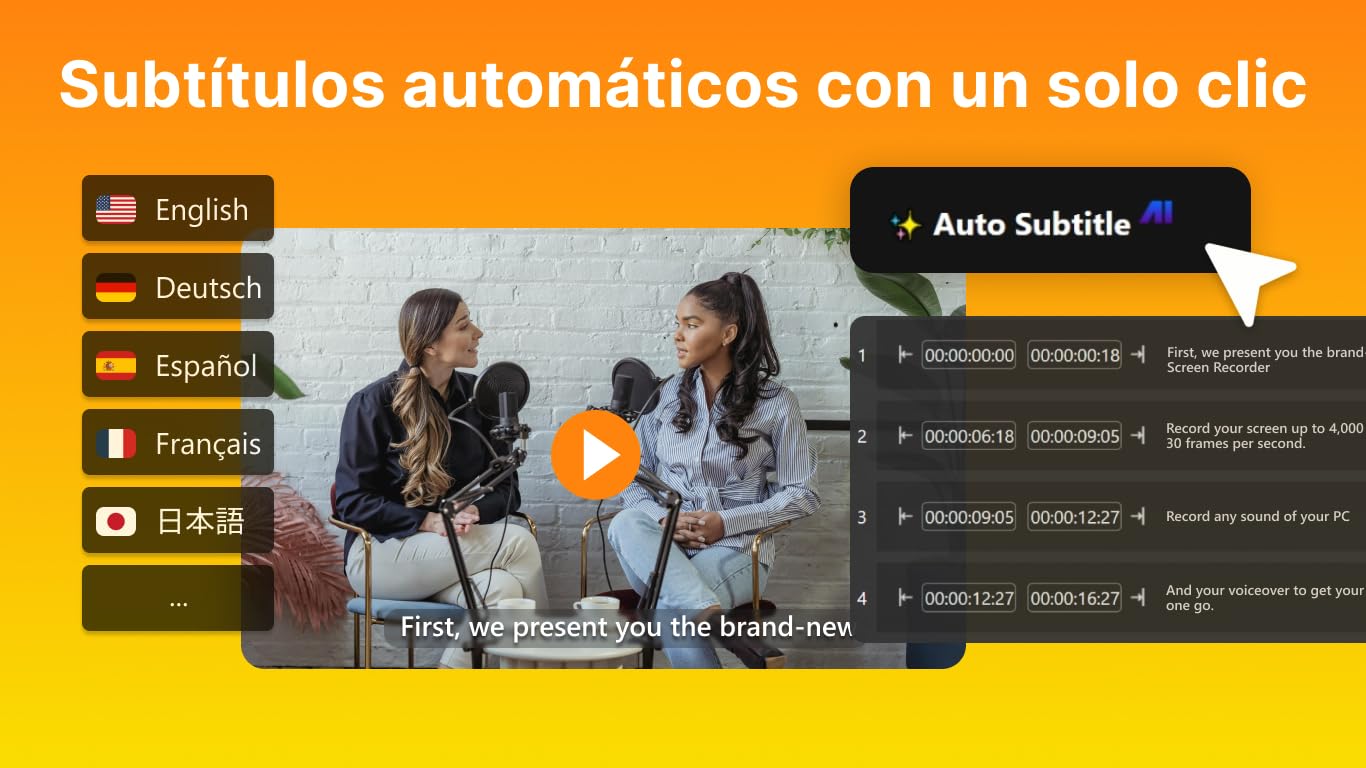 Nero Screen Recorder PRO 365 | Grabación de pantalla en PC | 4K | Grabar vídeo, audio, webcam | Crear tutoriales, Gameplays | Licencia anual | 1 PC | Windows 11 / 10