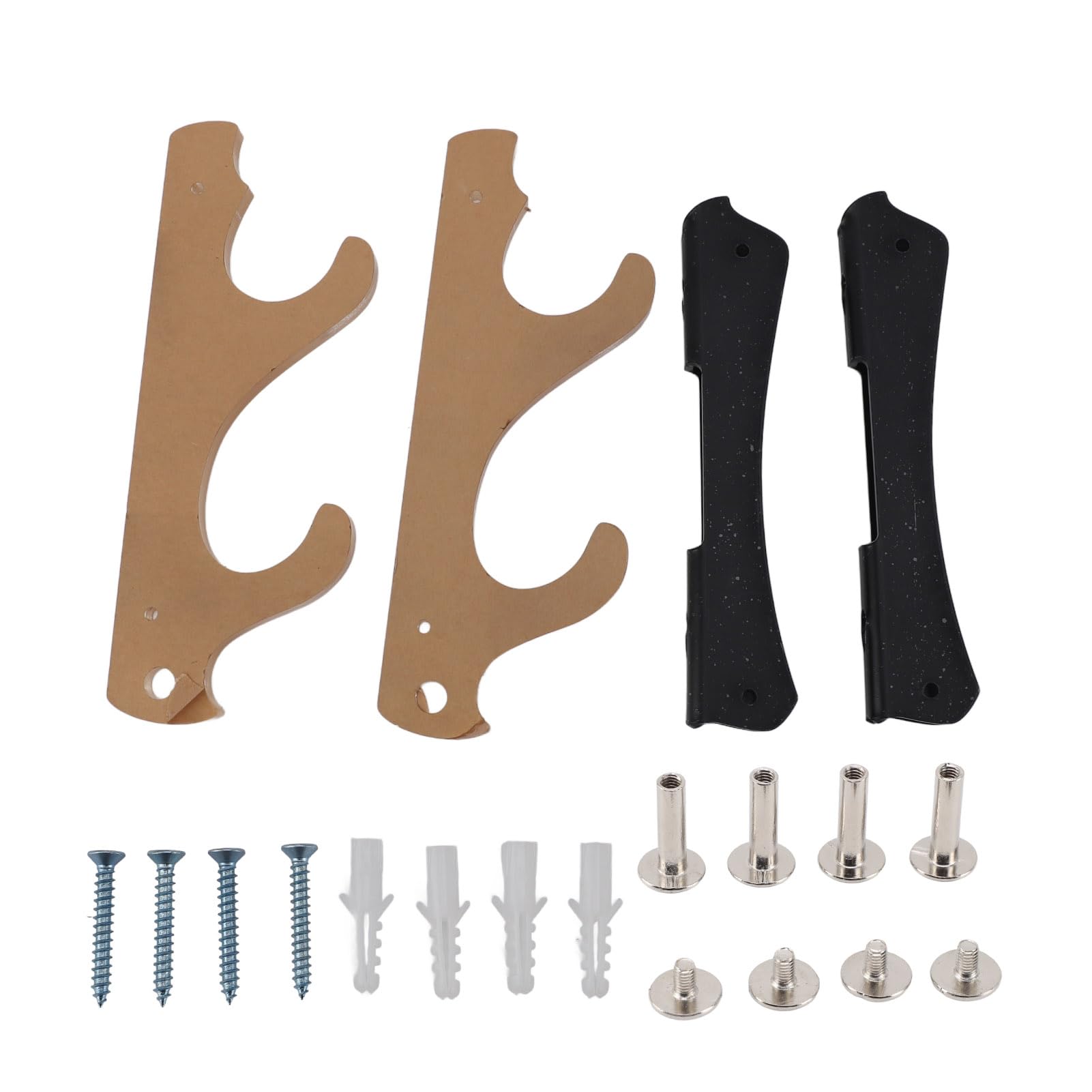 AzulLanse Support Épée Mural – Acrylique Transparent, Double Couche, Pour Katana, Wakizashi, Tanto – Kit De Vis Inclus