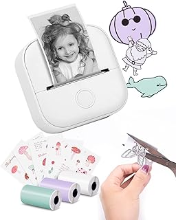 Doodle Dash Printer,Note Buddy Doodle Dash,Doodle Dash Mini Printer,Notebuddy Doodle Dash,Notebuddy Mini Portable Printer (White)