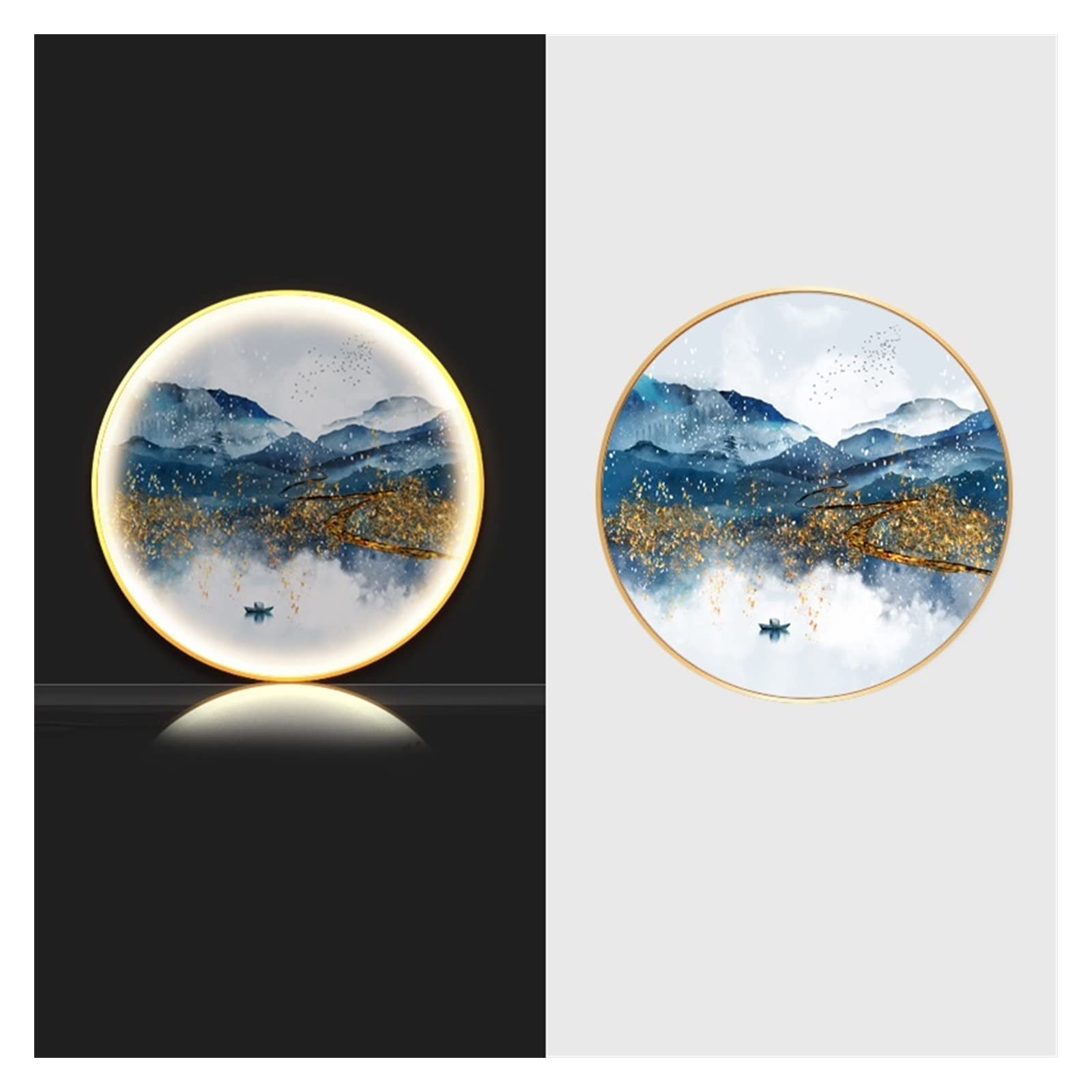 Peinture lumineuse grand format pour éclairer une entrée sombre