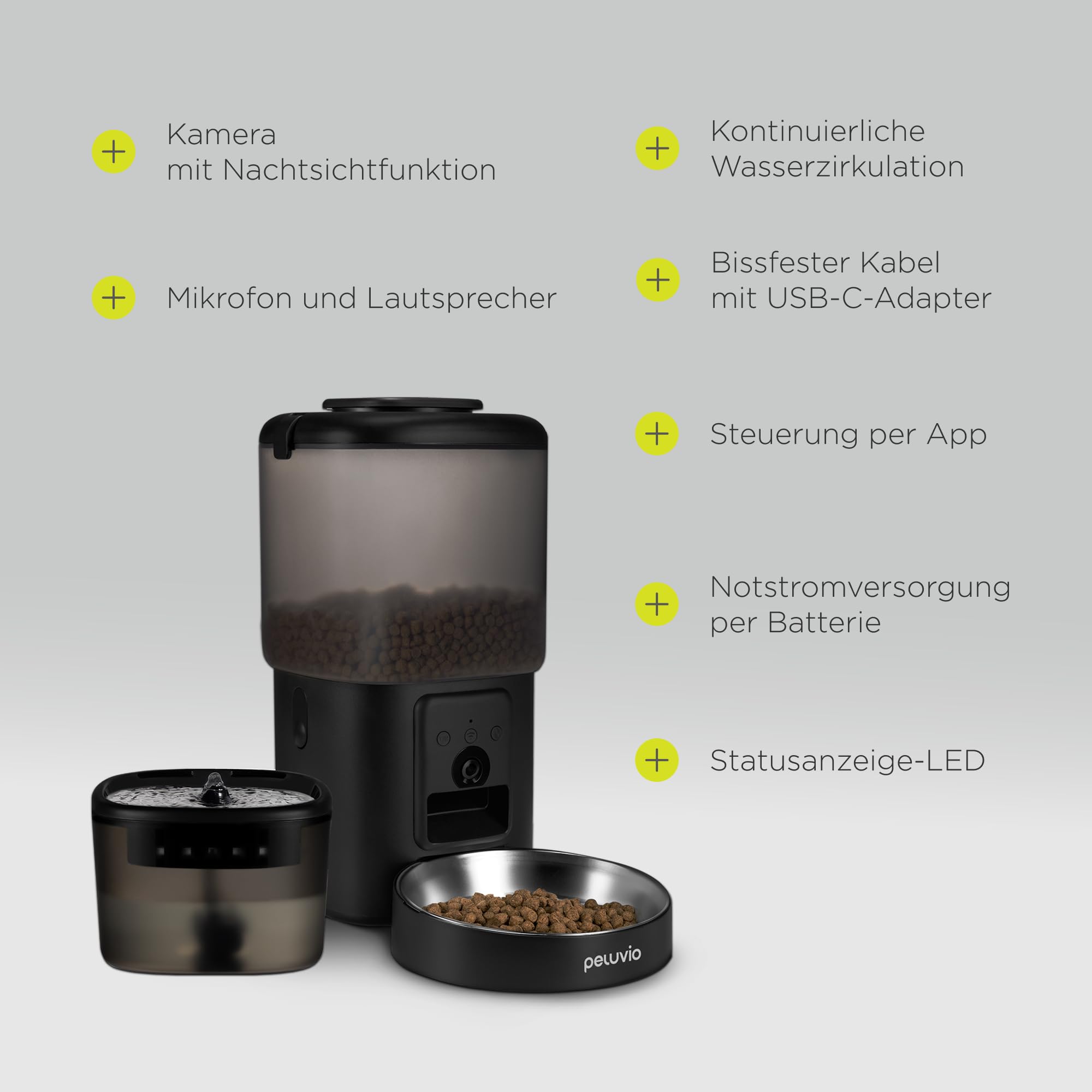 Feast Automatischer Futterautomat Katze mit App und Kamera