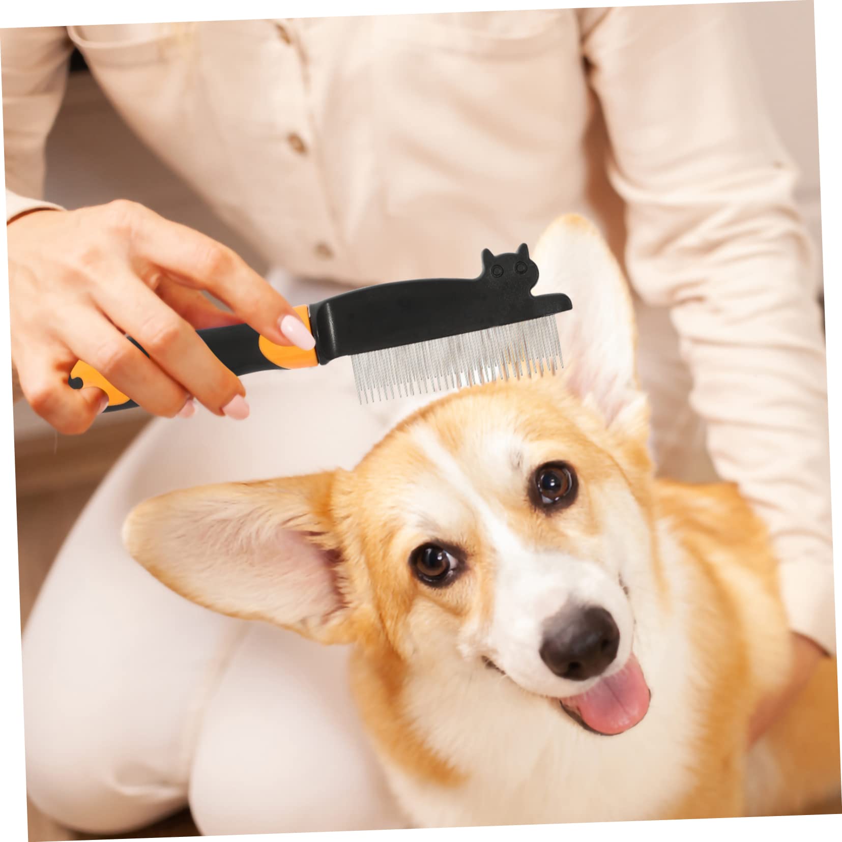 POPETPOP 3piezas Peine Para y Cepillo Desenredante De Pelo Para y Gatos Para Cuidado y Baños Diseño Ergonómico