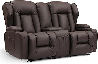 Kunstleder 2 Sitzer Fernsehsessel