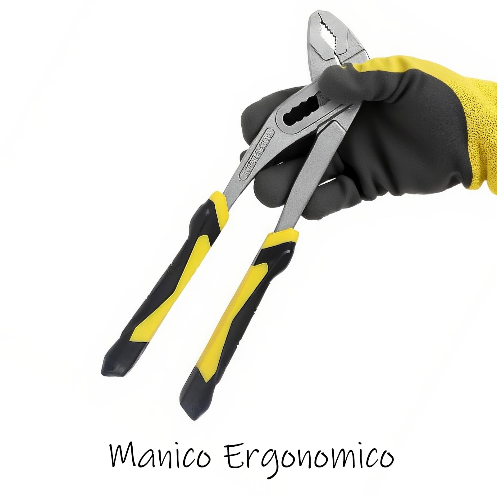 23.5cm di Pinza Pappagallo,7-Posizioni di Regolazione, Manico Antiscivolo, Alta Coppia, Antiruggine.