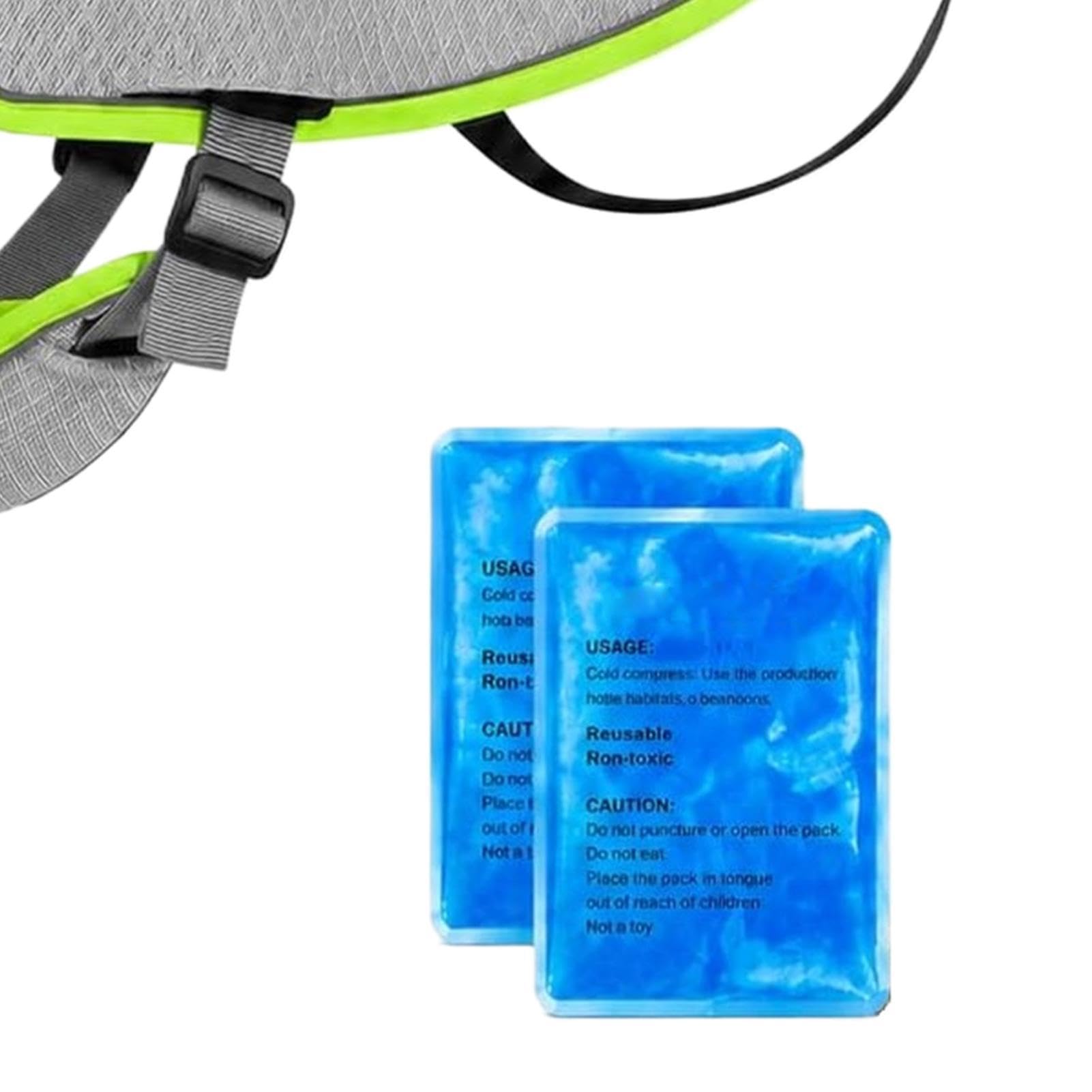 Gilet Rafraîchissant pour Chien Réglable Réfléchissant Respirant | Harnais d'Été Glacé pour Chien pour Temps Chaud Extérieur Promenade Randonnée Camping Entraînement Course