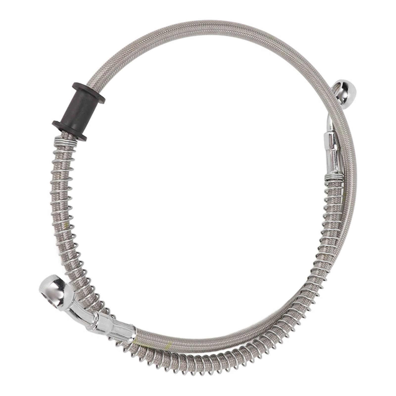 Bremszubehör 70 cm/80 cm Motorrad-Bremsgasleitung Universal-Kraftstoffschlauch aus Edelstahl und PVC für Motorräder