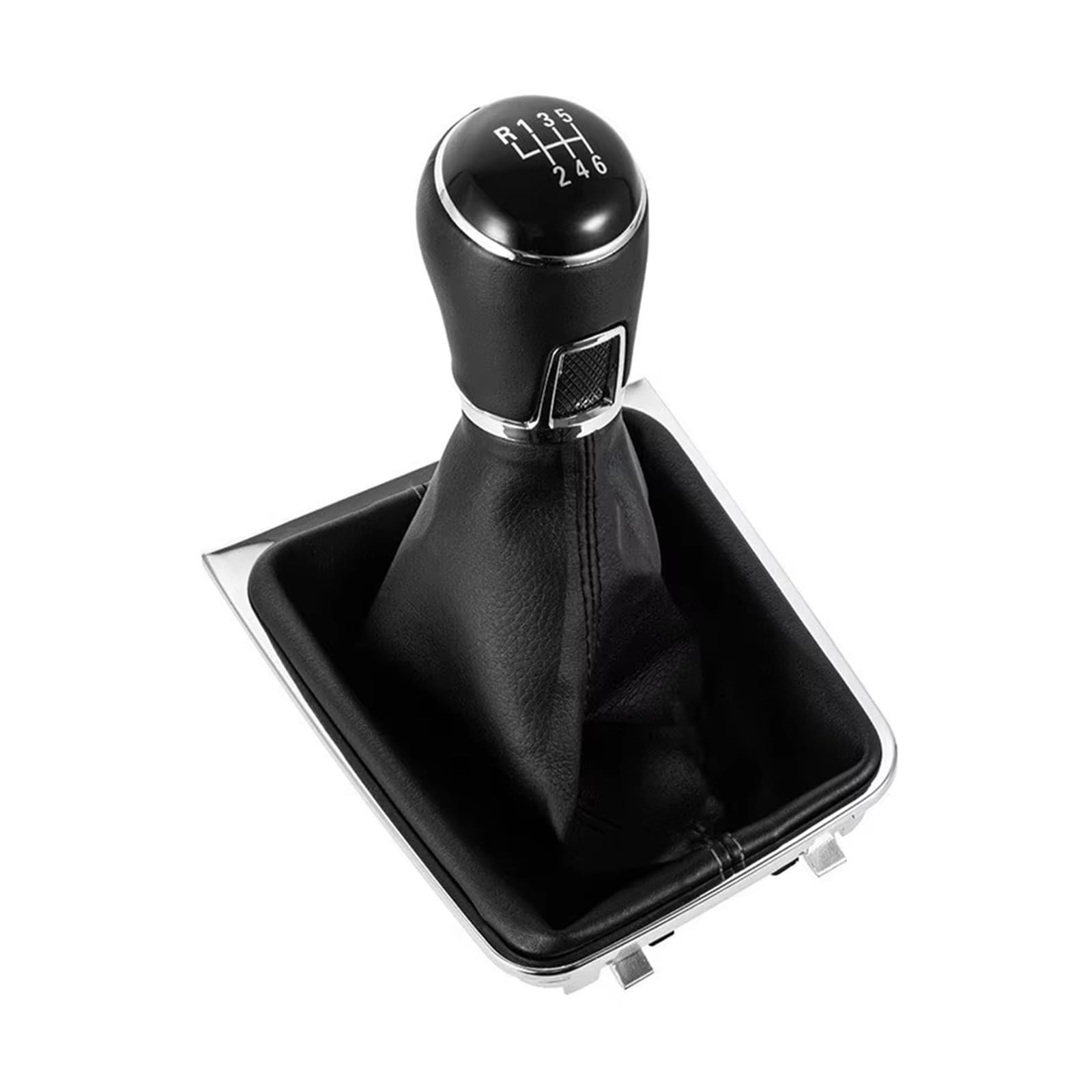Qmtvfsrh 6Speed Black Line Car Gear Shift Knob Manual Gear Shift Knob 12Mm Pu Boot Lhd For Vw For Golf 7 Mk7 For Gti For Gtd For R 2013-2017(6Speed Black Line)