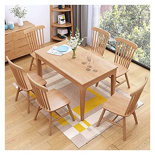 rectangular-dining-table-all-solid-wood-modern-and-simple-style-two-colors-Color-Natural-Wood-Color rectangular dining table all solid wood modern and simple style two colors Color Natural Wood Color