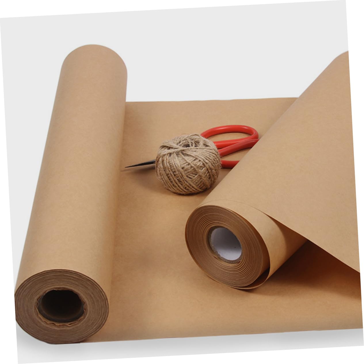 EXCEART 1 Rolle Geschenkpapier Verpackungspapier Selber Machen Braune Kraftpapierrolle Postalisches Packpapier Versandpapier Postverpackungspapier Büttenpapier Reiner Holzstoff Wasserdicht