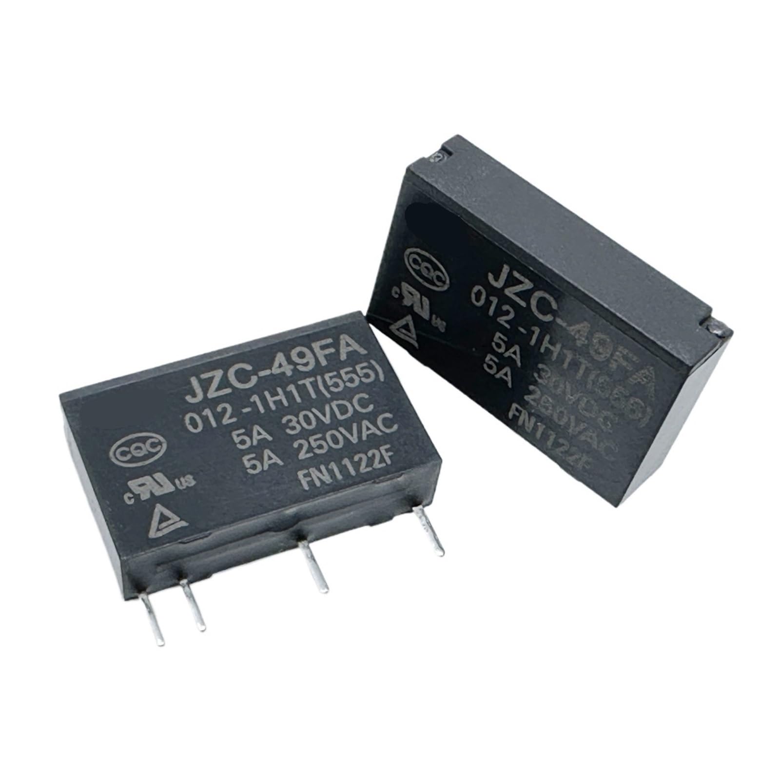YZWRWRMKTB 1pc JZC-49FA 012-1H1T(555) (PCN-12V/24V5A) Relay 4pins