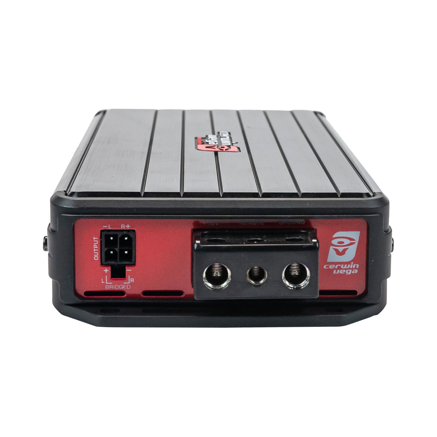 Cerwin Vega - Amplificador digital de 2 canales clase D de 500 W RMS | Potente perilla de graves y respuesta de frecuencia excepcional para audio de coche | VCU82