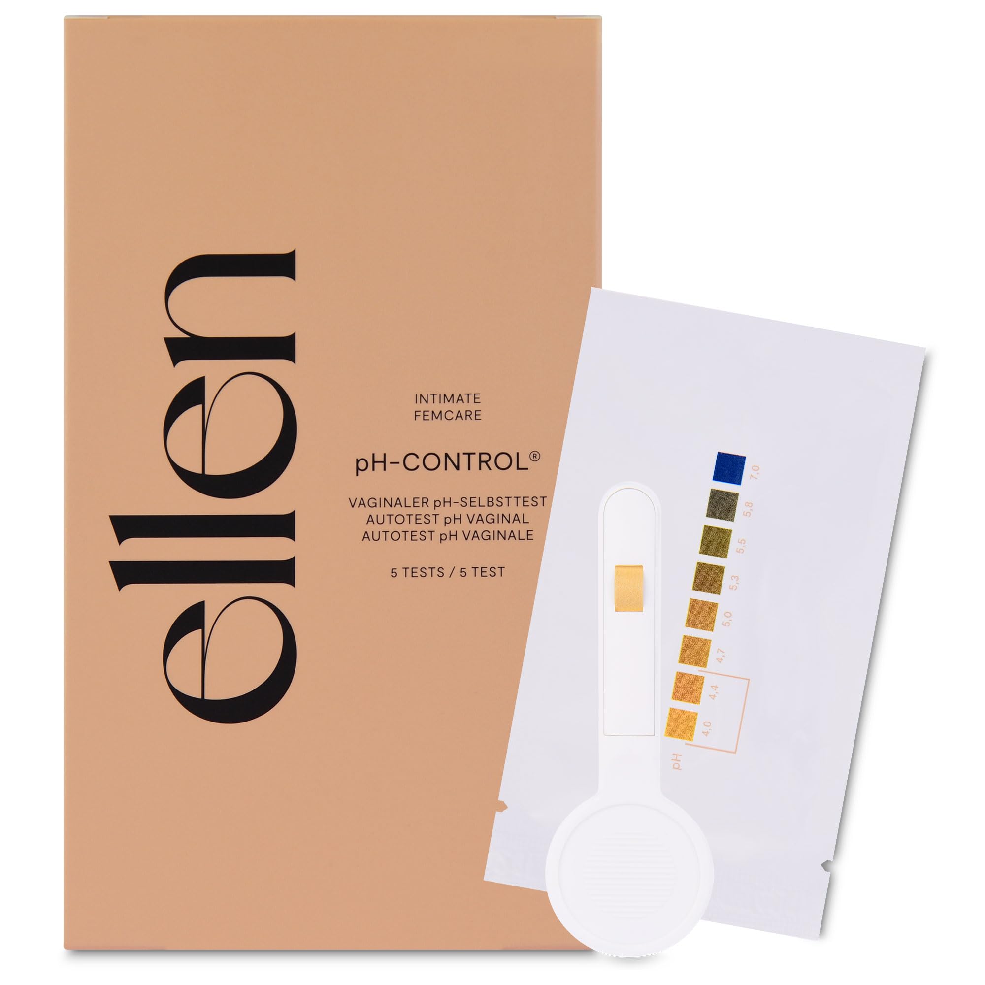 ph handschuhe scheide ellen® pH-Control – CE-gekennzeichneter vaginaler Test zur Infektionserkennung – pH Teststreifen als Selbsttest mit Applikator – Einfach & schmerzfrei – 5 Stück Gewerbe, Industrie & Wissenschaft Size:40 (X-Small) Black Friday 2025 bei season_allaw22