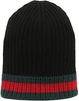 Amazon | [グッチ]帽子 ニットキャップ ブラック メンズ レディース