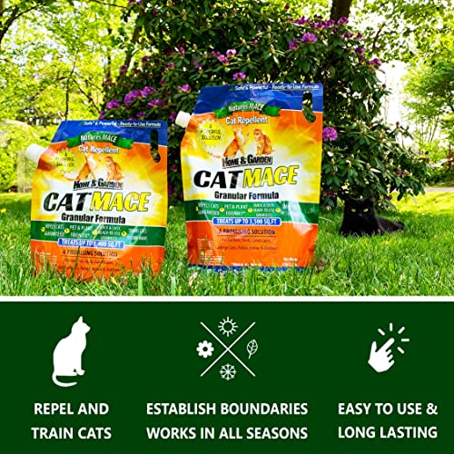 Nature's Mace Cat Repellent 6Lb / Treats 3,500 Sq. Ft. / Keep Cats Out Of Your Lawn And Garden/Train Your Cat To Stay Out Of Bushes/Safe To Use Around Children & Plants #TOP3