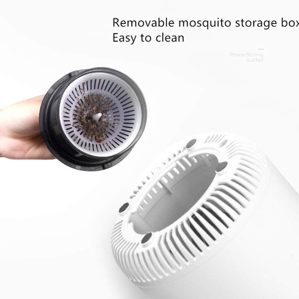 Trampa para Mosquitos Lámpara para Mosquitos doméstica Luz de Barrido Interior enchufable Mujeres Embarazadas Dormitorio para bebés Atrapa Mosquitos Mosquito Artefacto físico Fuente de alimentación