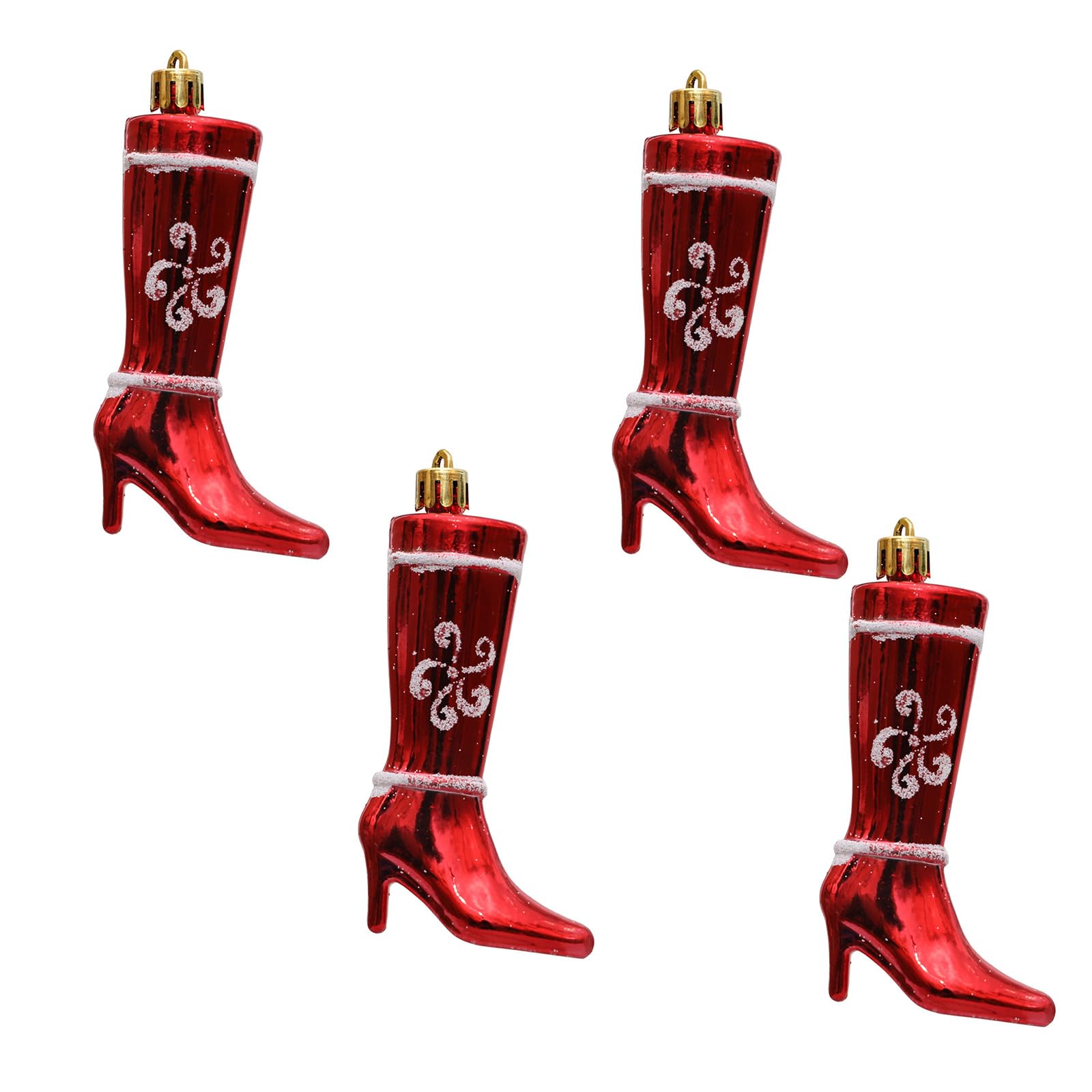 Buxuaaaa A Buxuaaa Of 4 Unique Christmas Tree Baubles Essential Ornaments Christmas Tree Hanging Pendant For Festival Celebration Ssorted Ornaments