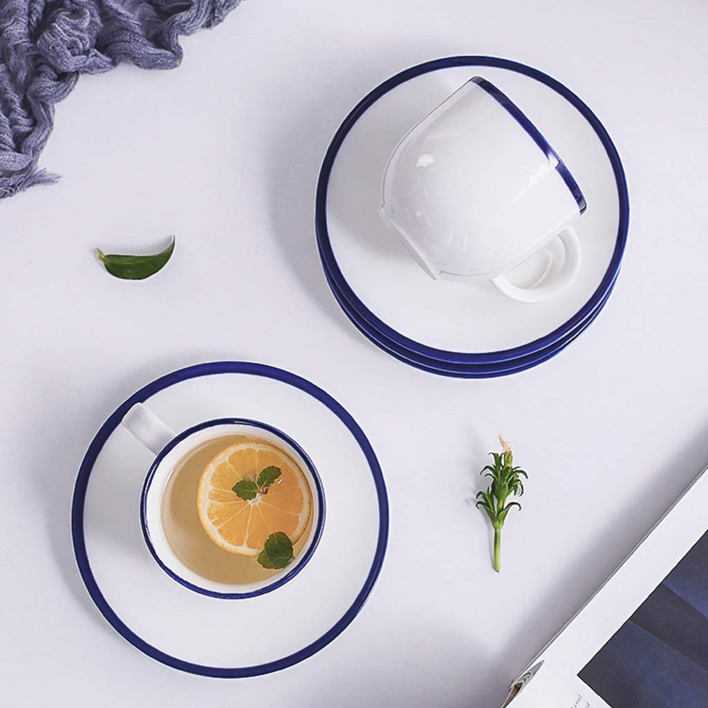 Zestaw filiżanek Styl Ceramiczna filiżanka do kawy Dom Salon Popołudniowa filiżanka kawy Zestaw filiżanek i spodków do kawy