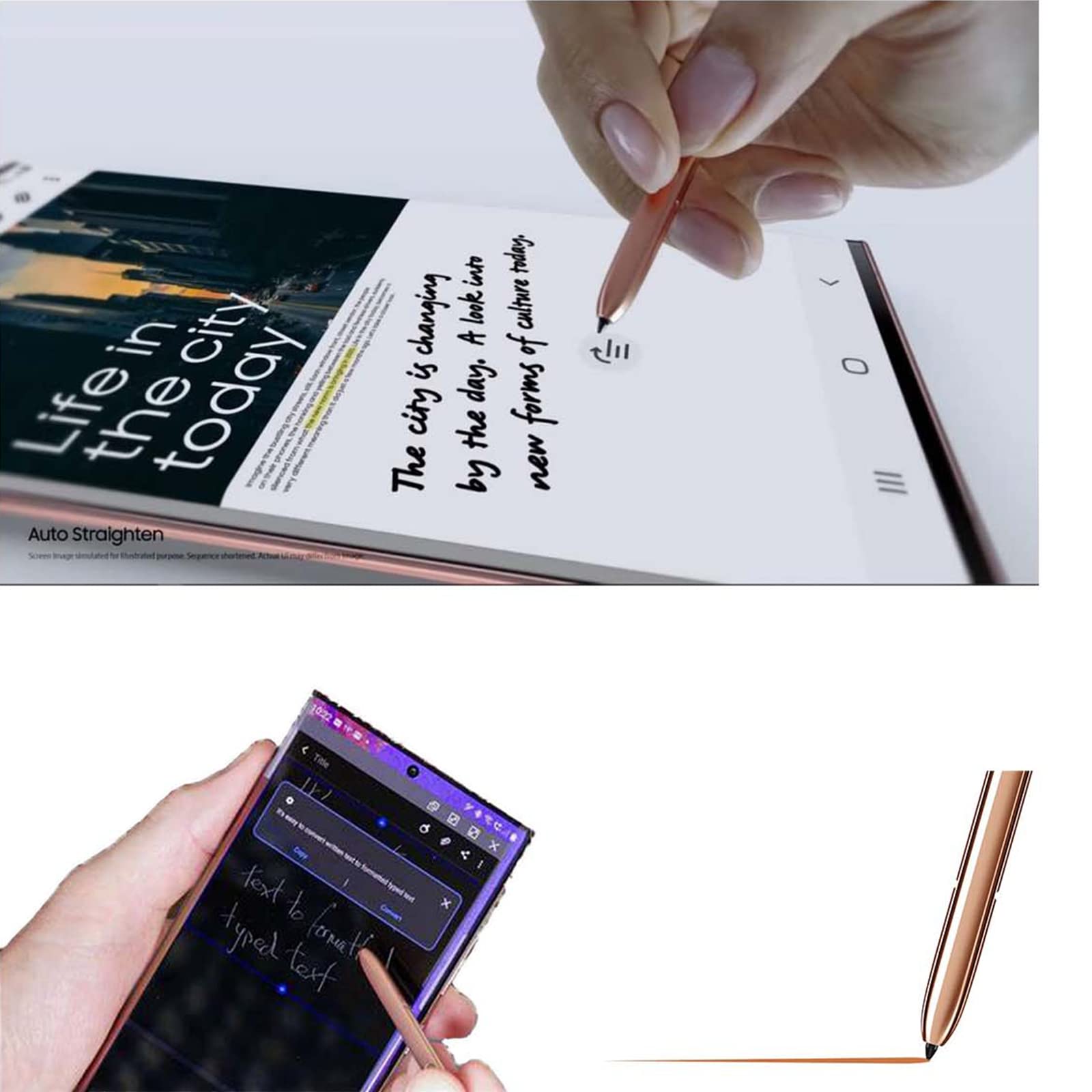 Galaxy Note 20 y Note 20 Ultra S Pen con Bluetooth para Samsung