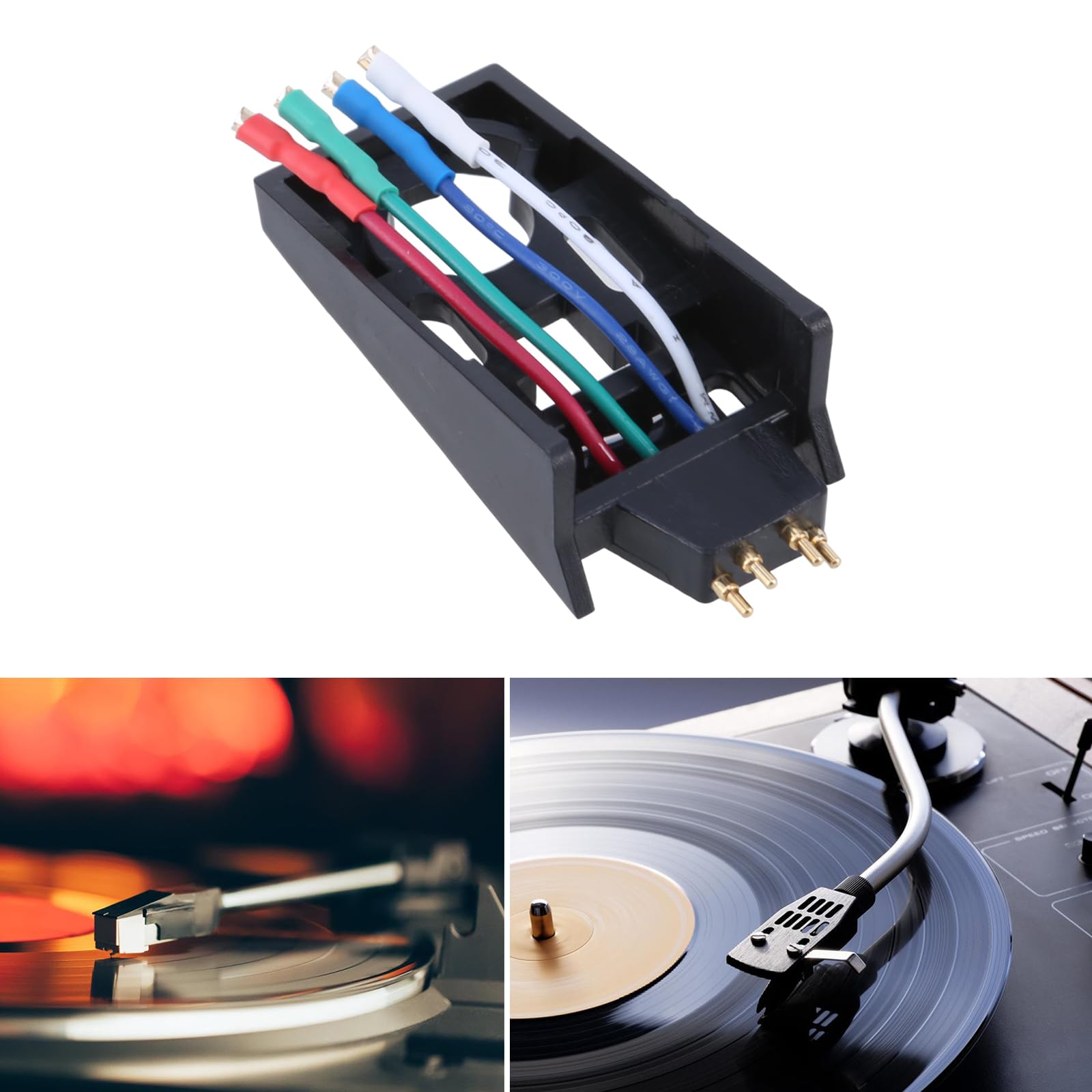 Record Player Needle Holder Easy Installs Headshell for TK14 TK181 TK120 TK123 Enhances Sound Experiences