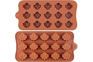 DOERDO Maple Leaf Candy Mold Silicone Chocolate Mold for Thanksgiving