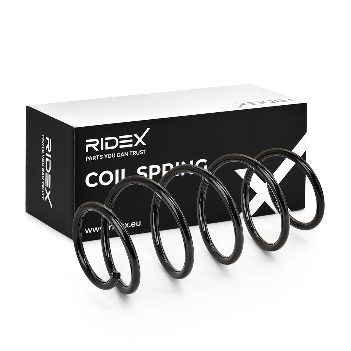 RIDEX 188C0774 2x Muelle de suspensión Delantero Compatible con FIAT PANDA 169