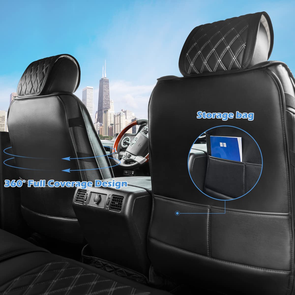 Super Cover for Toyota Tundra Seat Covers 20082023, Fit for Tundra