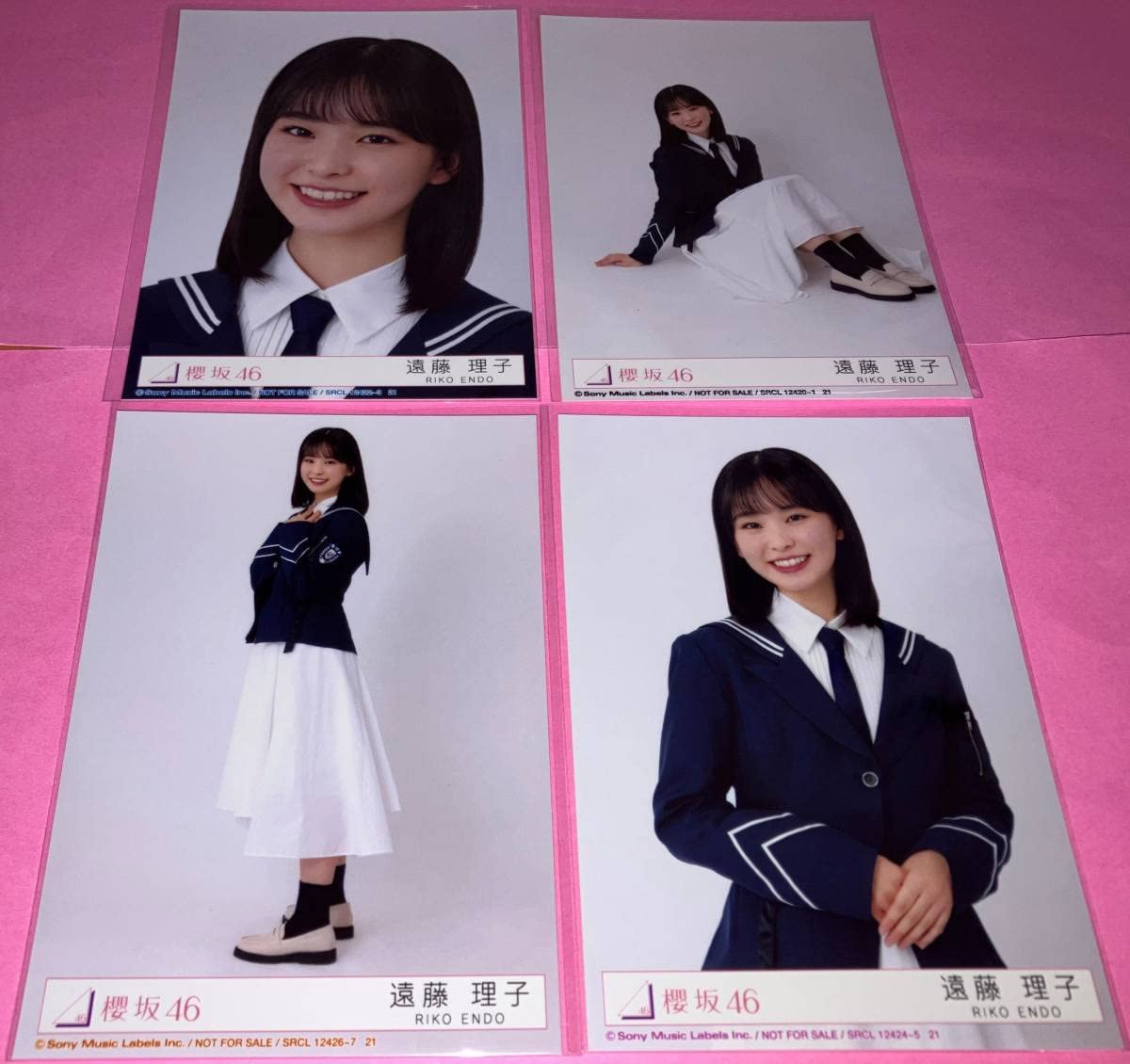 Amazon.co.jp: 遠藤理子 生写真 櫻坂46 桜月 Type-A,B,C,D 封入特典 4