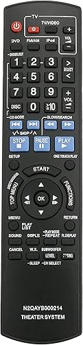 Nuevo N2QAYB000214 Reemplazo remoto para Panasonic SC-PT760 SC-PT954 SAPT1054 SAPT760 SAPT954 SAPT956 SCPT1054 SC-PT956 SC-PT960 DVD Sistema de