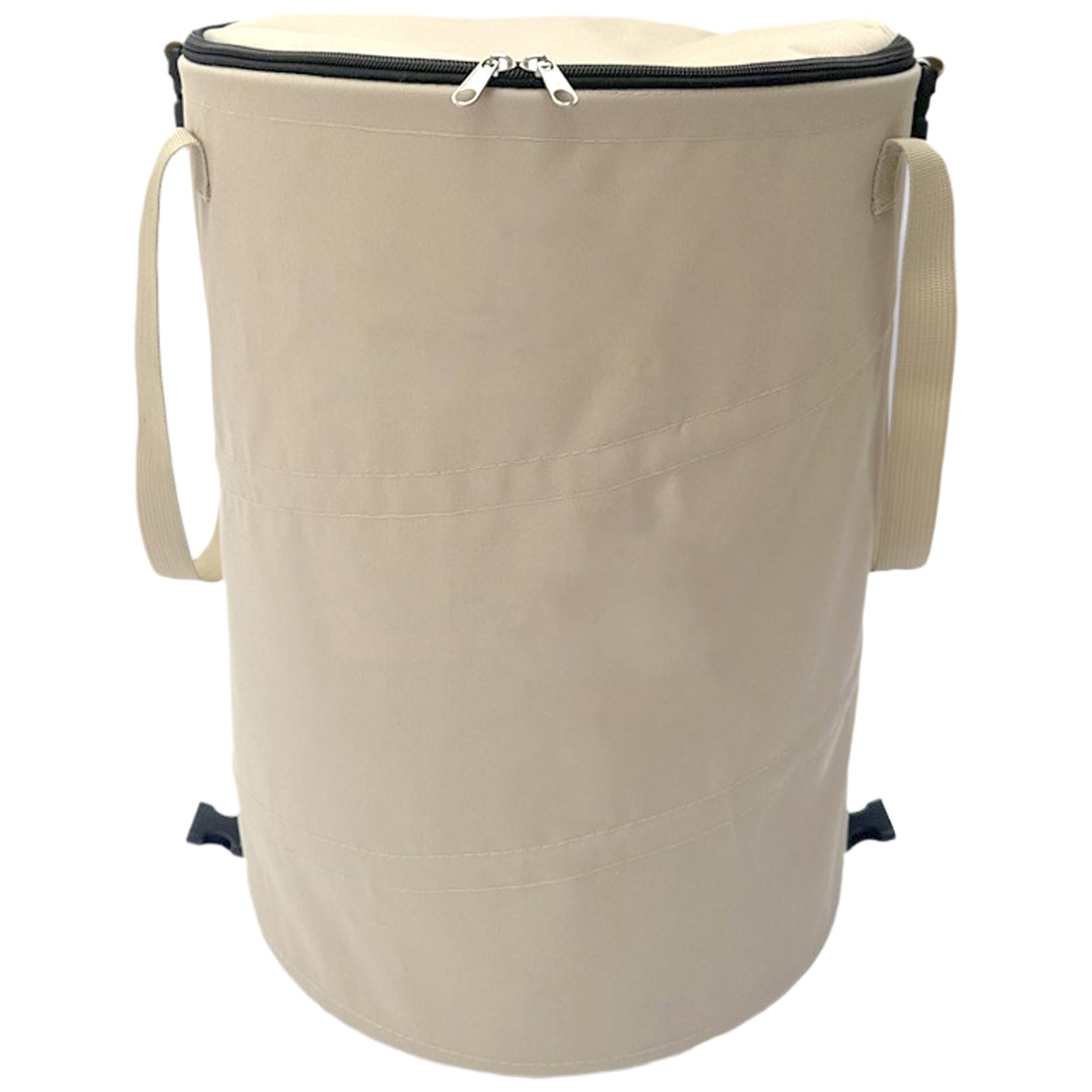 Hbbgdiy 37L Large Collapsible Camping Bin Pop-Up Garden Waste Bag with Handles, Oxford Cloth Portable Foldable Trash Container for BBQ, Hiking, Outdoor or Garden