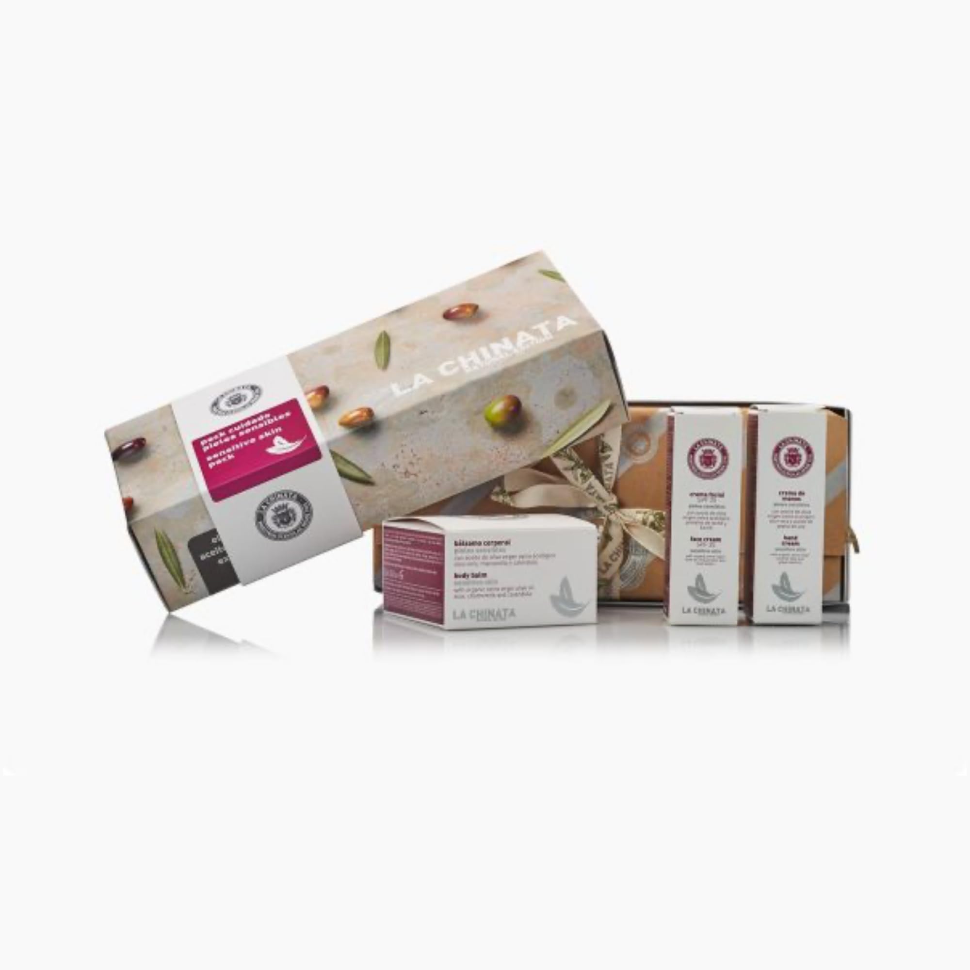 La Chinata Kosmetik-Set für empfindliche Haut, feuchtigkeitsspendend, Schutz für Gesicht und Körper für empfindliche Haut