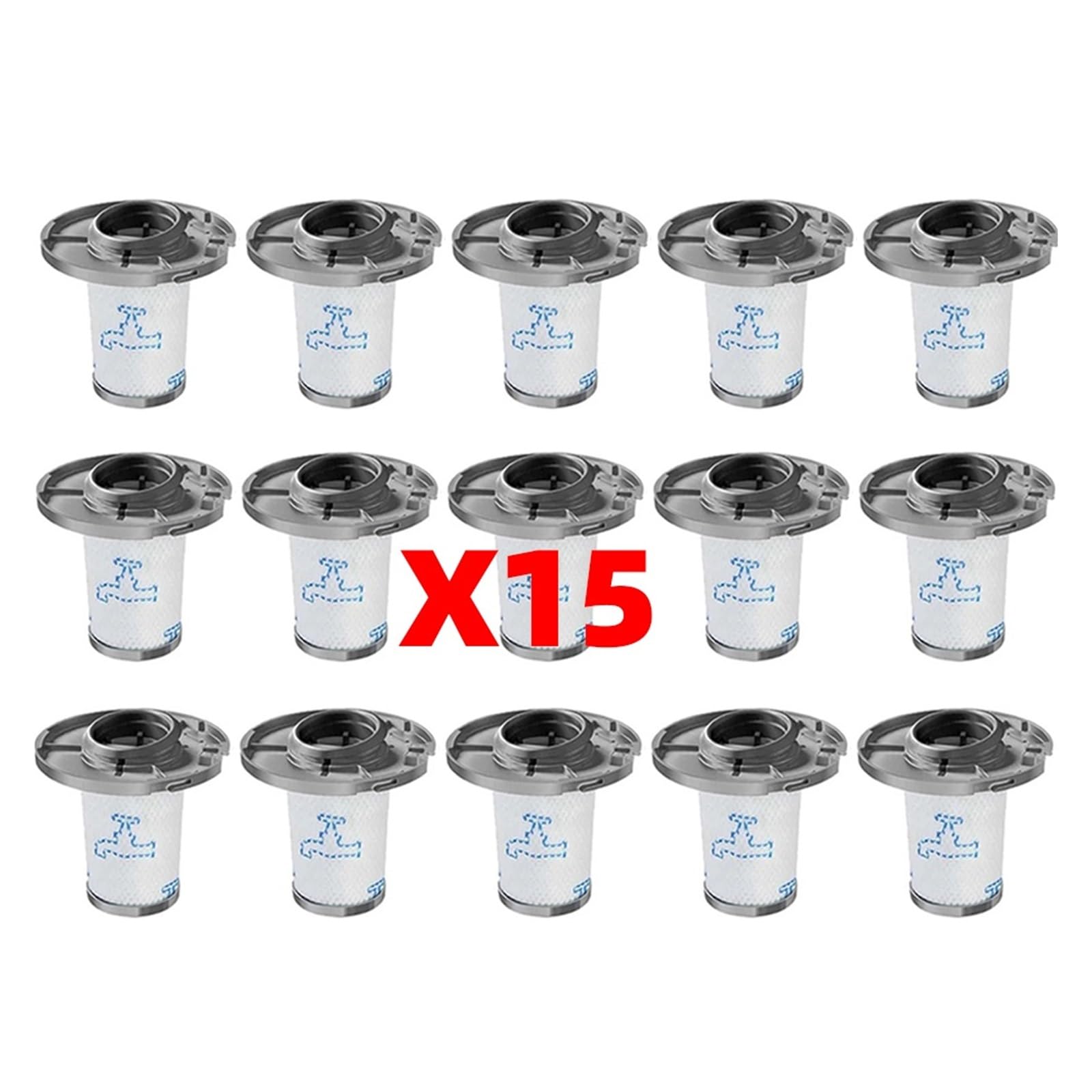 Zmywalny Filtr, Kompatybilny Z Rowenta X-Force Flex 8.60 X-Pert 6.60, Część Zamienna Do Nasadki Odkurzacza(12PCS)