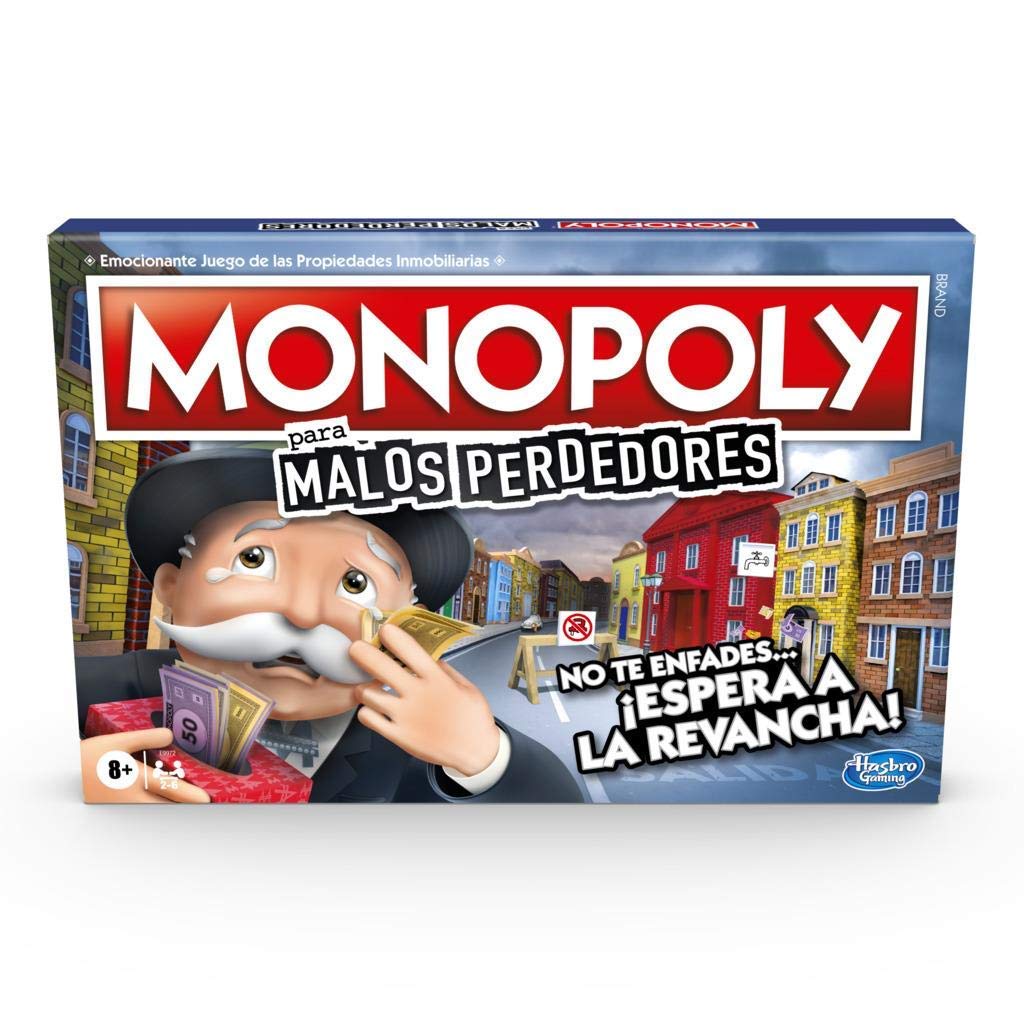 Gry stołowe Monopoly Malos Perdedores Hasbro (ES)