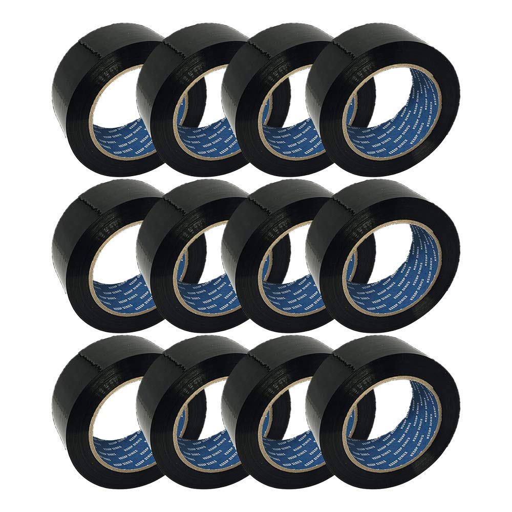 Amazon.co.jp: SEIWA カラーOPPテープ 48mm×100m巻 (黒) 12巻 : 産業