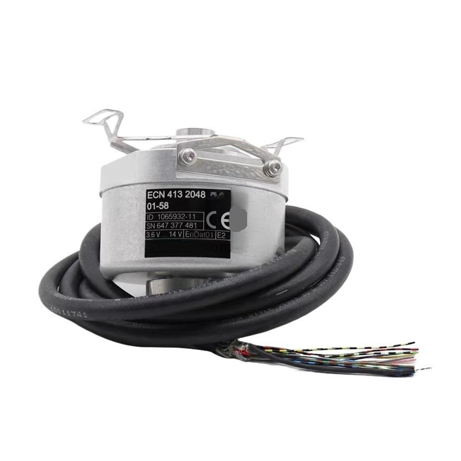 PEQYUACTE ECN413 Rotary Encoder with Integral Bearing 2048 Pulses 3.6V~14V IP64