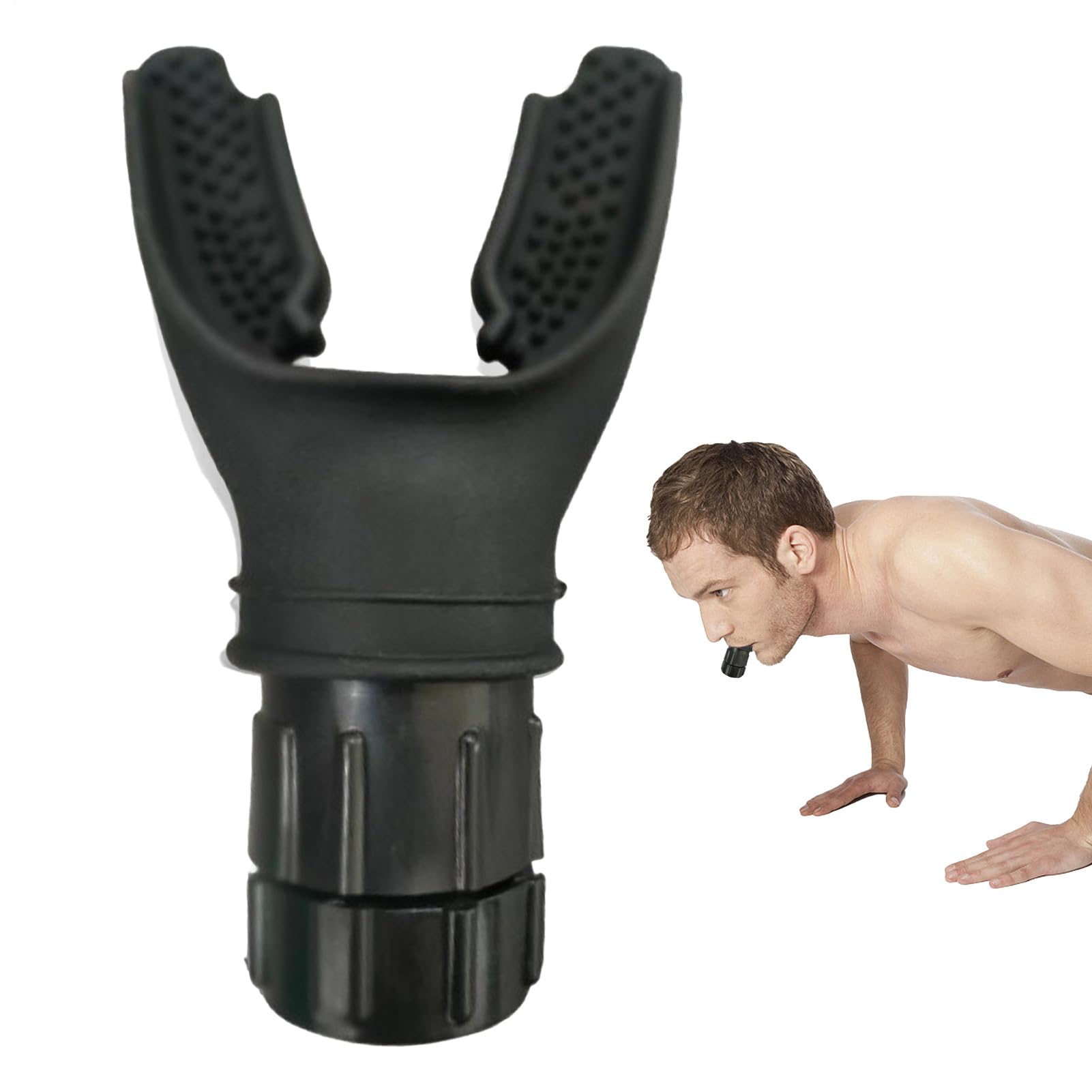 Entrenador De Respiración Deportiva - Dispositivo De Entrenamiento De Respiración | Herramienta De Entrenamiento Pulmonar Portátil | ABS De Silicona, Entrenador De Respiraciones De Flujo De Oxígeno, R