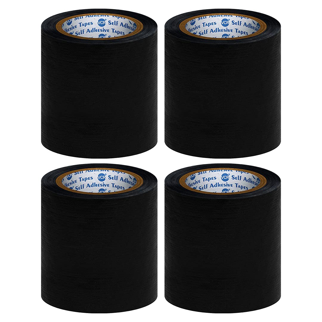 See full amazon price history chart for VCR Black Duct Tape - 18 Meters in Length 144mm / 6" Width - 4 Rolls Per Pack - Strong Book Binding Tape - Waterproof Heavy Duty Duct Tape VCR Black Duct Tape - 18 Meters in Length 144mm / 6" Width - 4 Rolls Per Pack - Strong Book Binding Tape - Waterproof Heavy Duty Duct Tape (B09BK4RY1M) Amazon Price History, Amazon Price Tracker