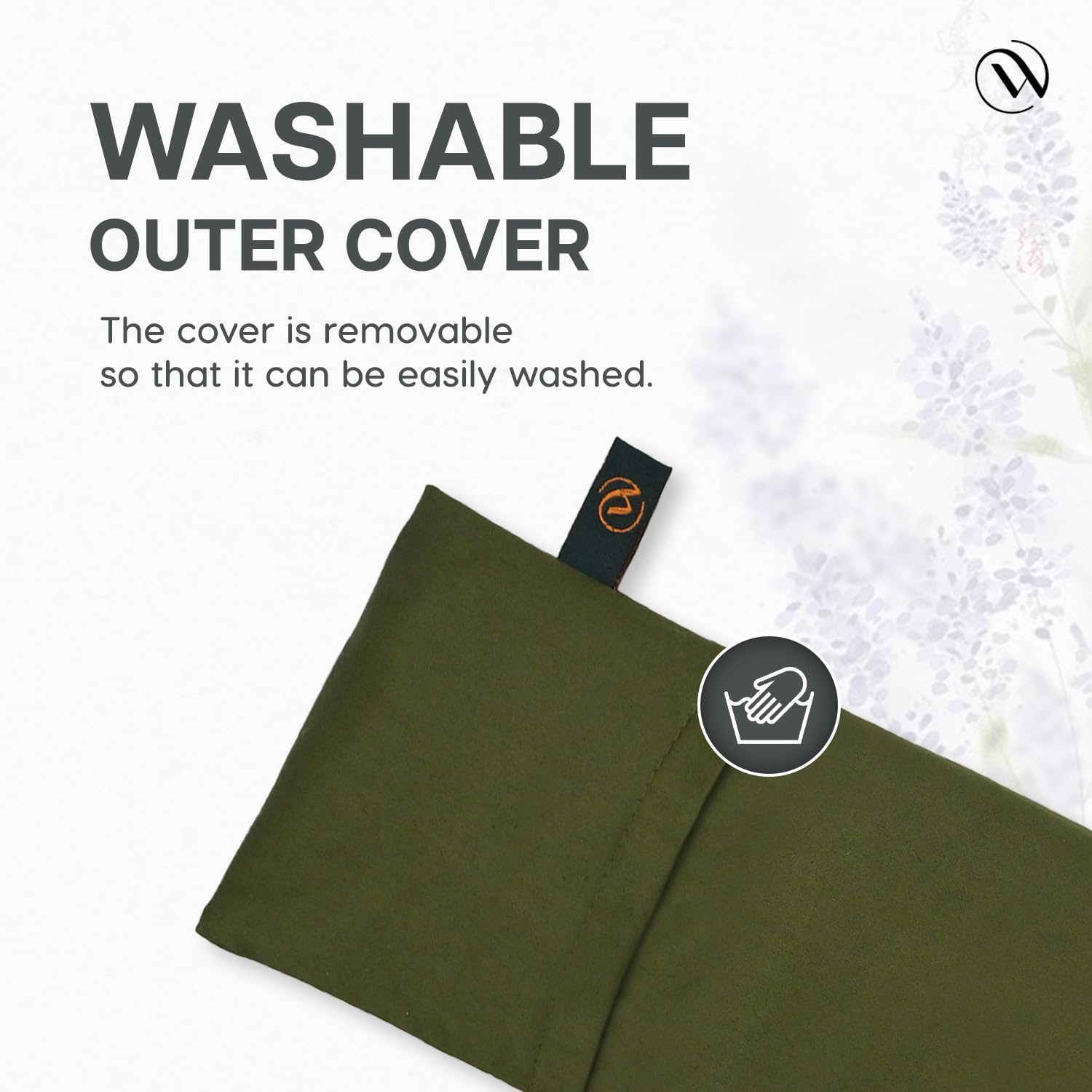Wiselife Eye Pillow for Relaxation, 100% Cotton Linen, Small,Perfect for Sleeping, Yoga, Meditation | Gifts for Women, Birthday, Teachers | Natural Beige 3