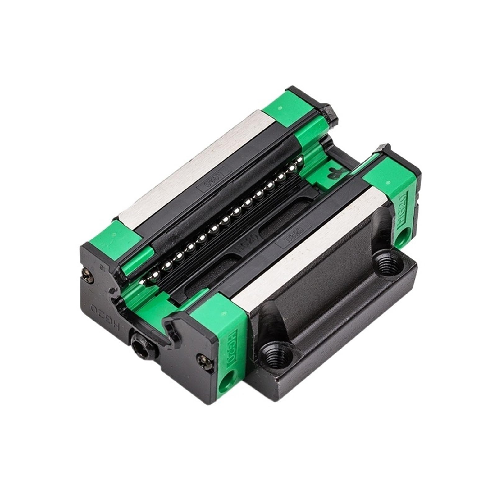 2 szt. HGR20 + 4 szt. HGH20CA/HGW20CC prowadnica liniowa kwadratowa szyna prowadząca do samodzielnego wykonania frezów CNC, tokarek (HGH20CA, 1150 mm)