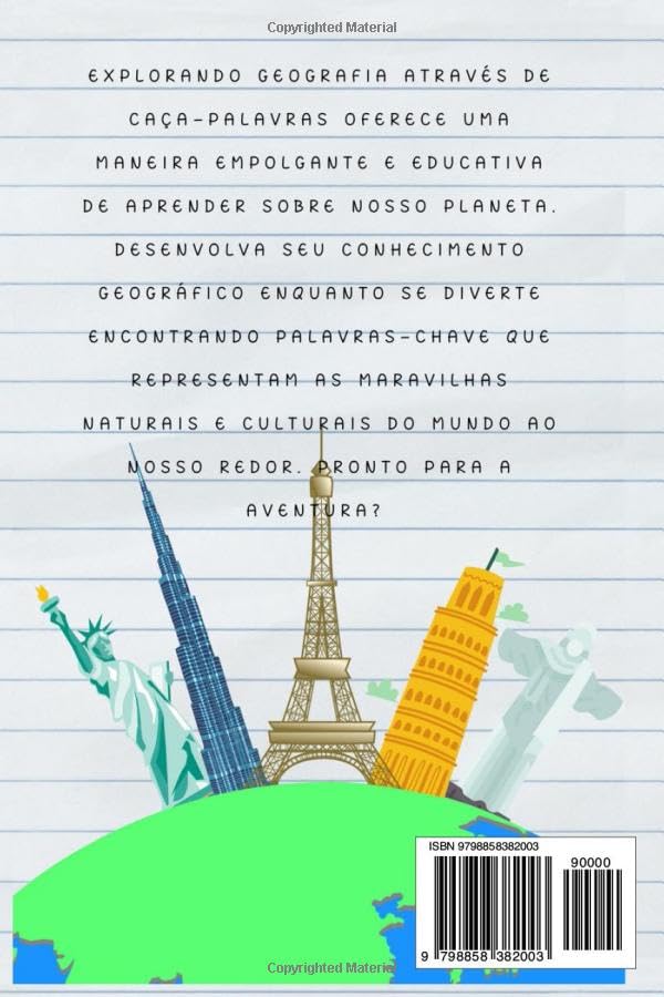 Vista 2 de 400 Caça-Palavras - Geografia e Viajem (Portuguese Edition)