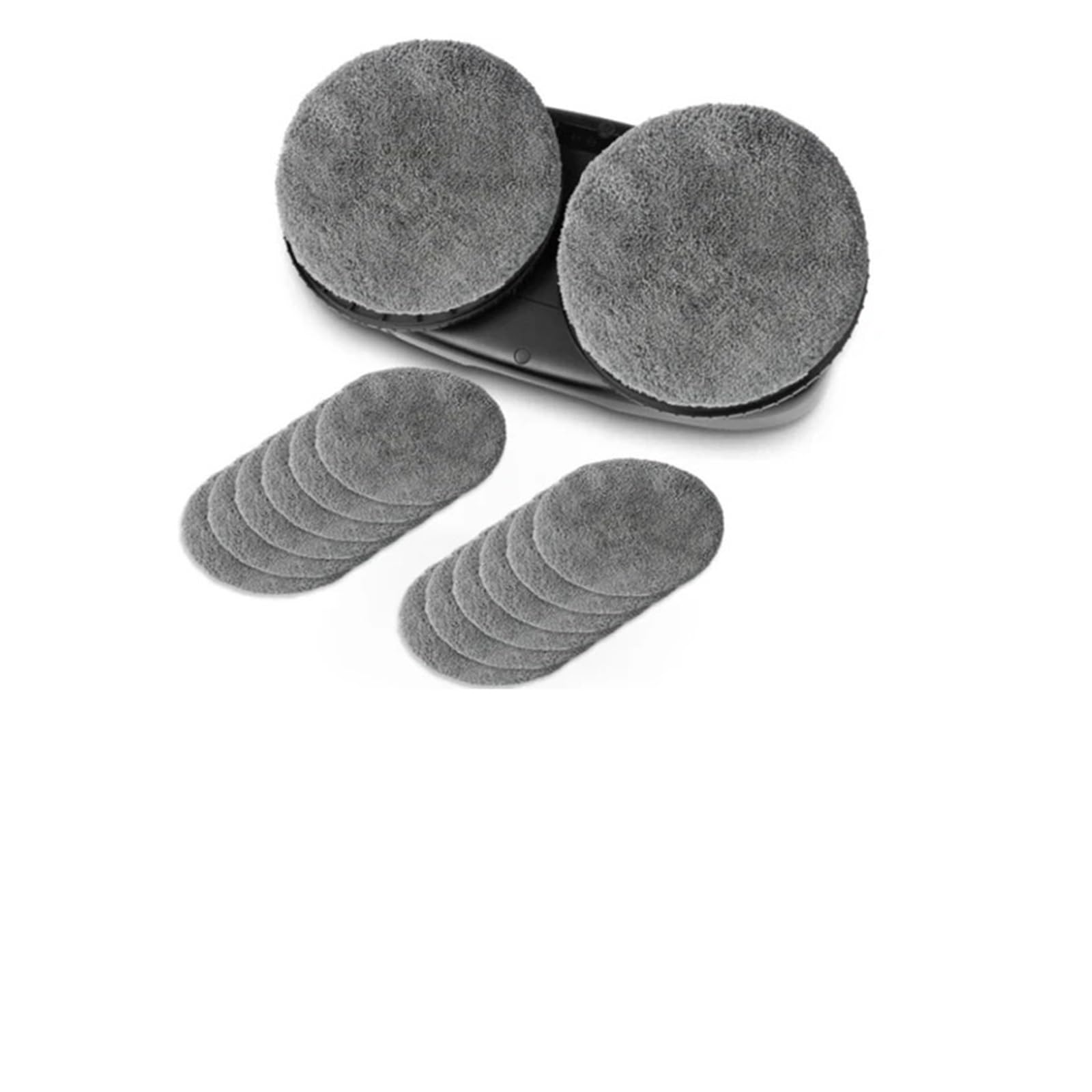 Lingettes lavables, compatibles avec les aspirateurs électriques HUTT DDC5 et DDC55, chiffons et vêtements de nettoyage for vitres(24pcs)