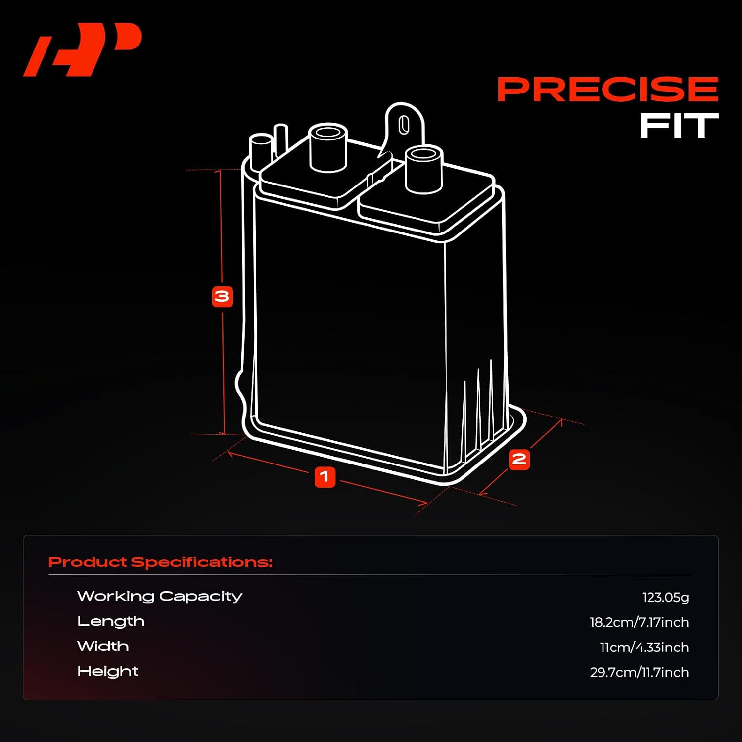 A-Premium Vapor Canister Compatible with Nissan Maxima 2002-2003 3.5L & Infiniti I35 2002-2004 3.5L