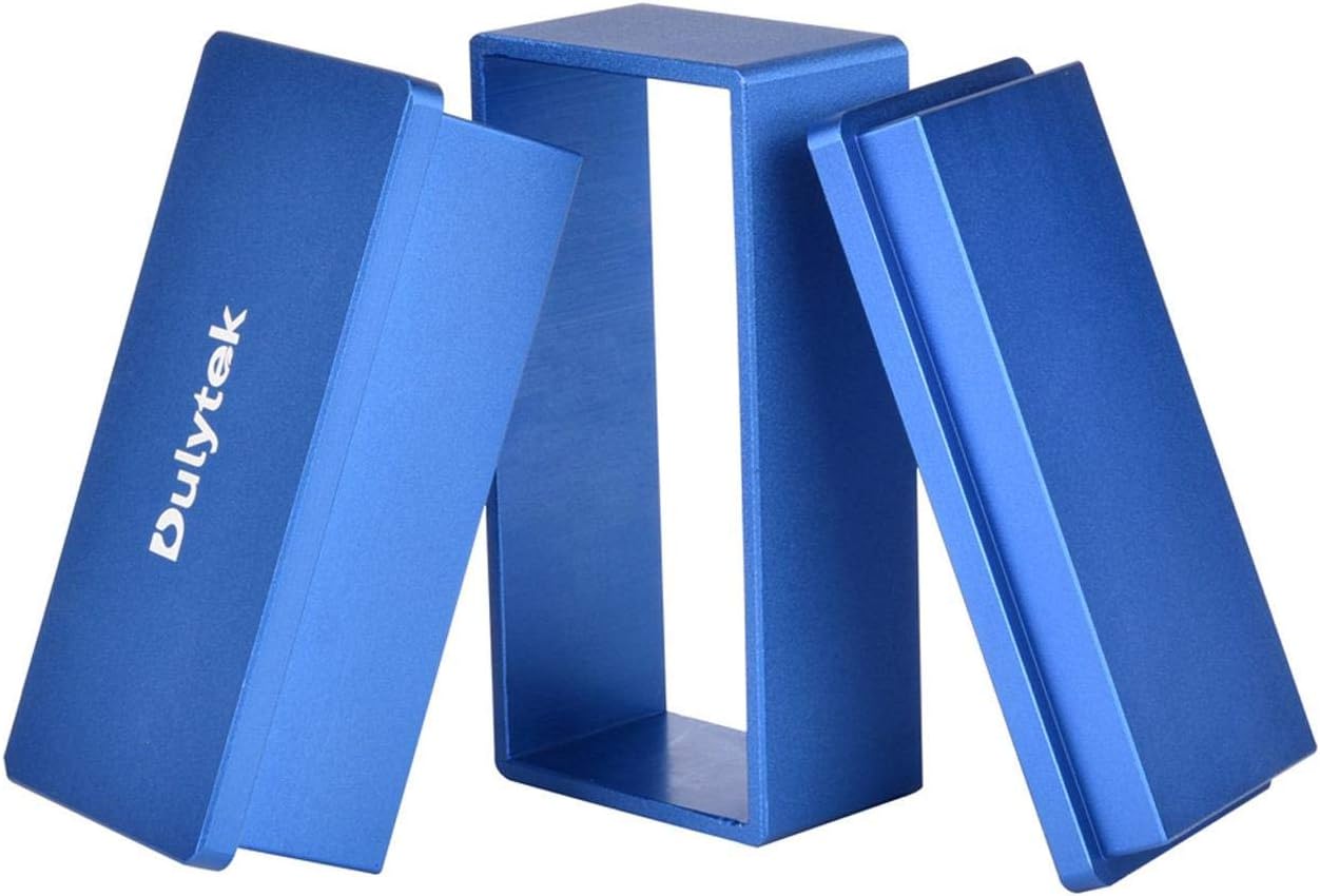 Dulytek Pre-Press Form, Rectangular, 2" x 4", Anodized Aluminum
