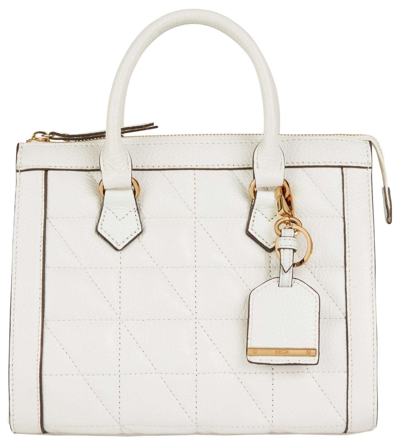 Geox Borsa D Grouthy A da donna, pelle/argento, Einheitsgröße
