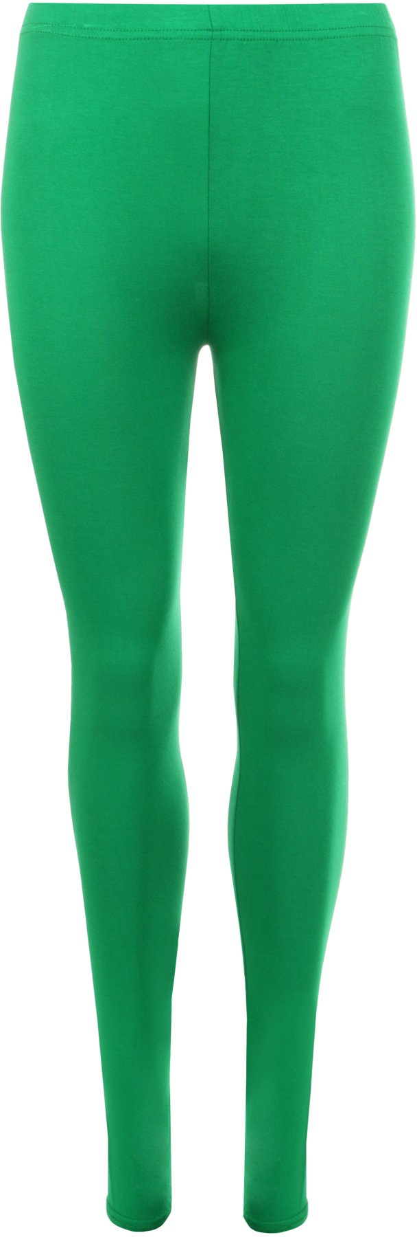 Wearall Women's Green Stretch Long Leggings Plus Size 20/22