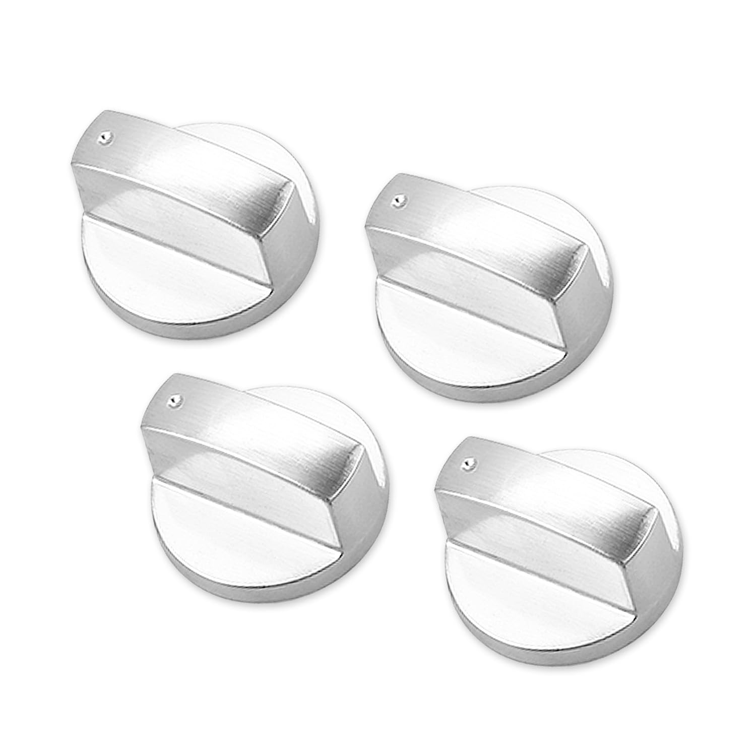 Rumyve 4pcs Gas Stove Control Knob - Cooker Replacement Switch Adaptor for Oven