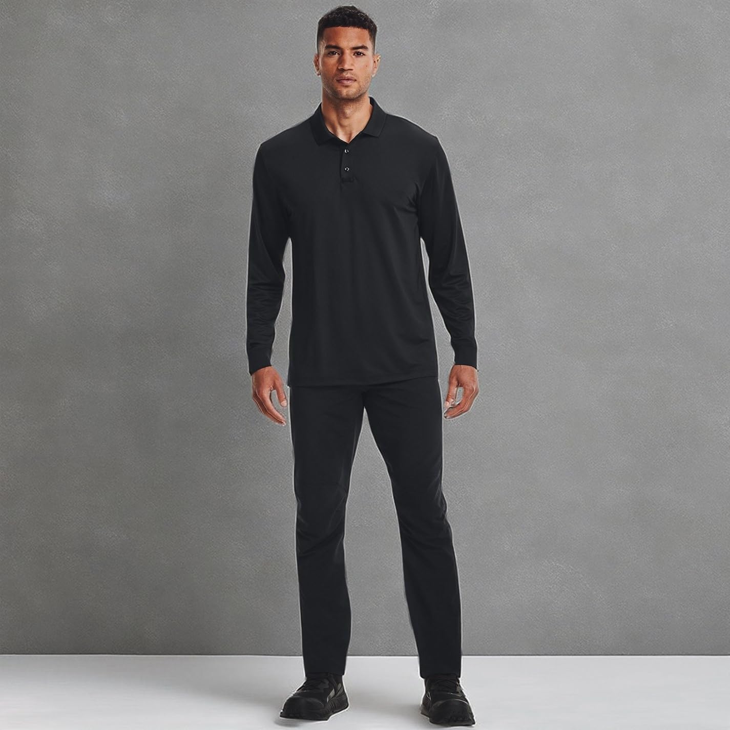 Under Armour Herren Tac Performance Polo Ls 2.0 Hemd (1er Pack)