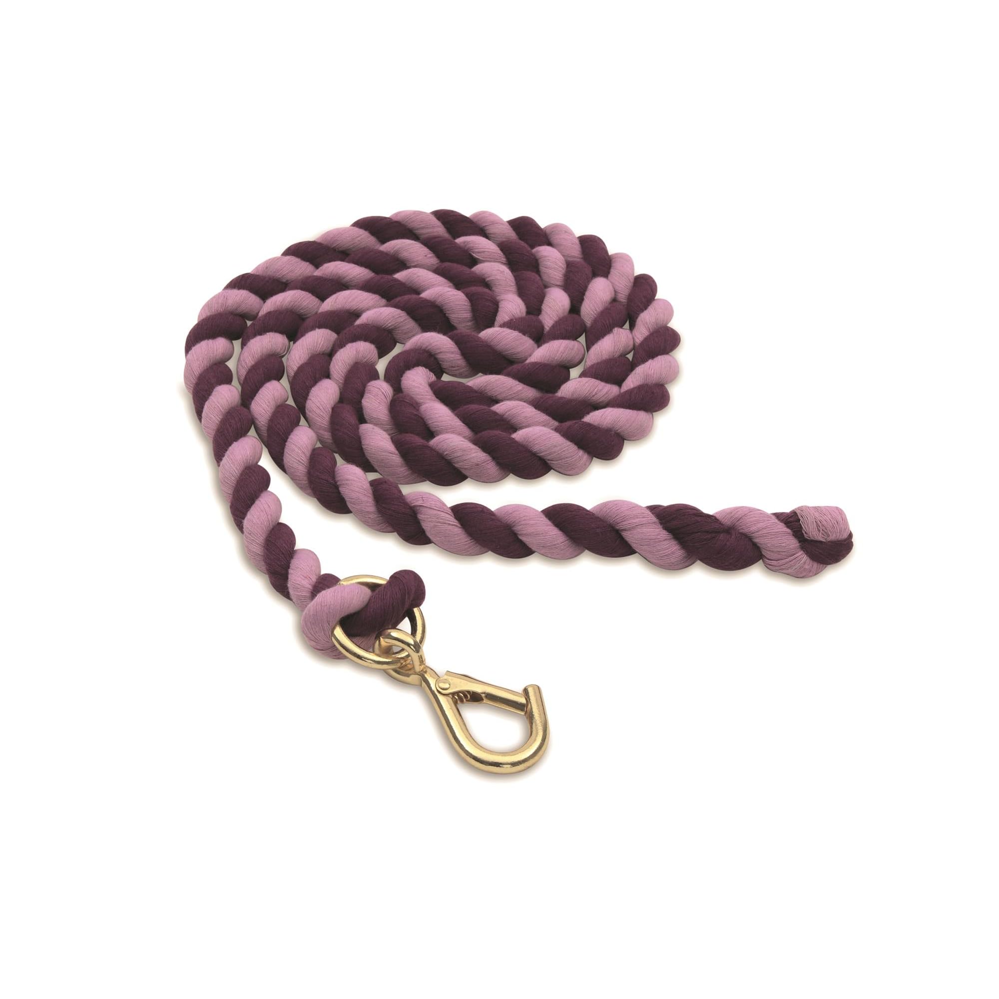 Shires Two Tone Headcollar Rope Black/Teal