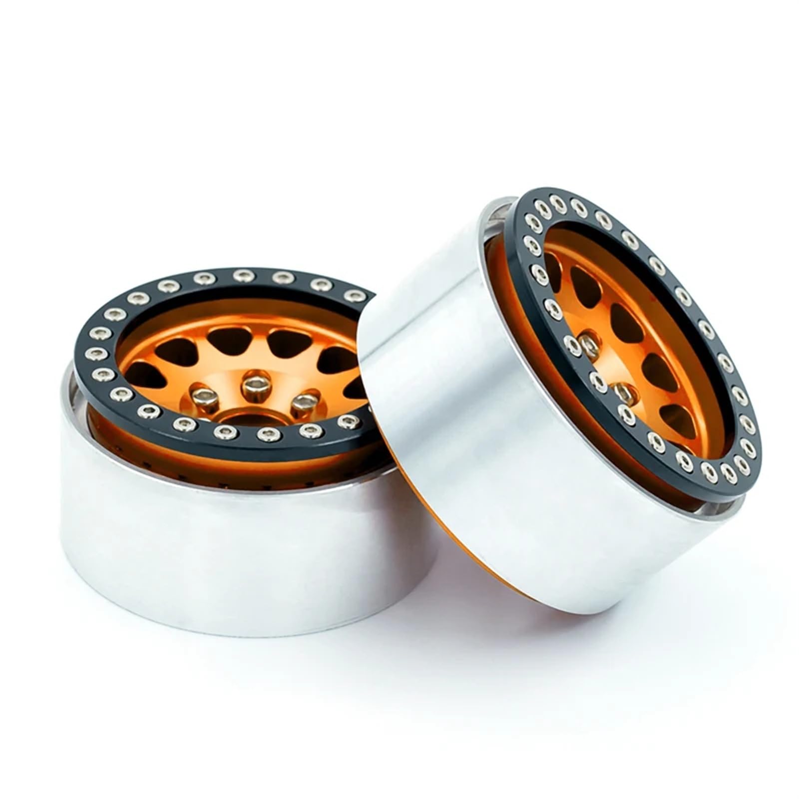 RC Pneumatici Ruote Compatibile Con Traxxas Per TRX4 SCX10 Per Assiale 4 Pezzi Ruote Beadlock In Lega Cerchi Mozzi RC Pneumatici Per Auto 1/10 Auto Cingolate
