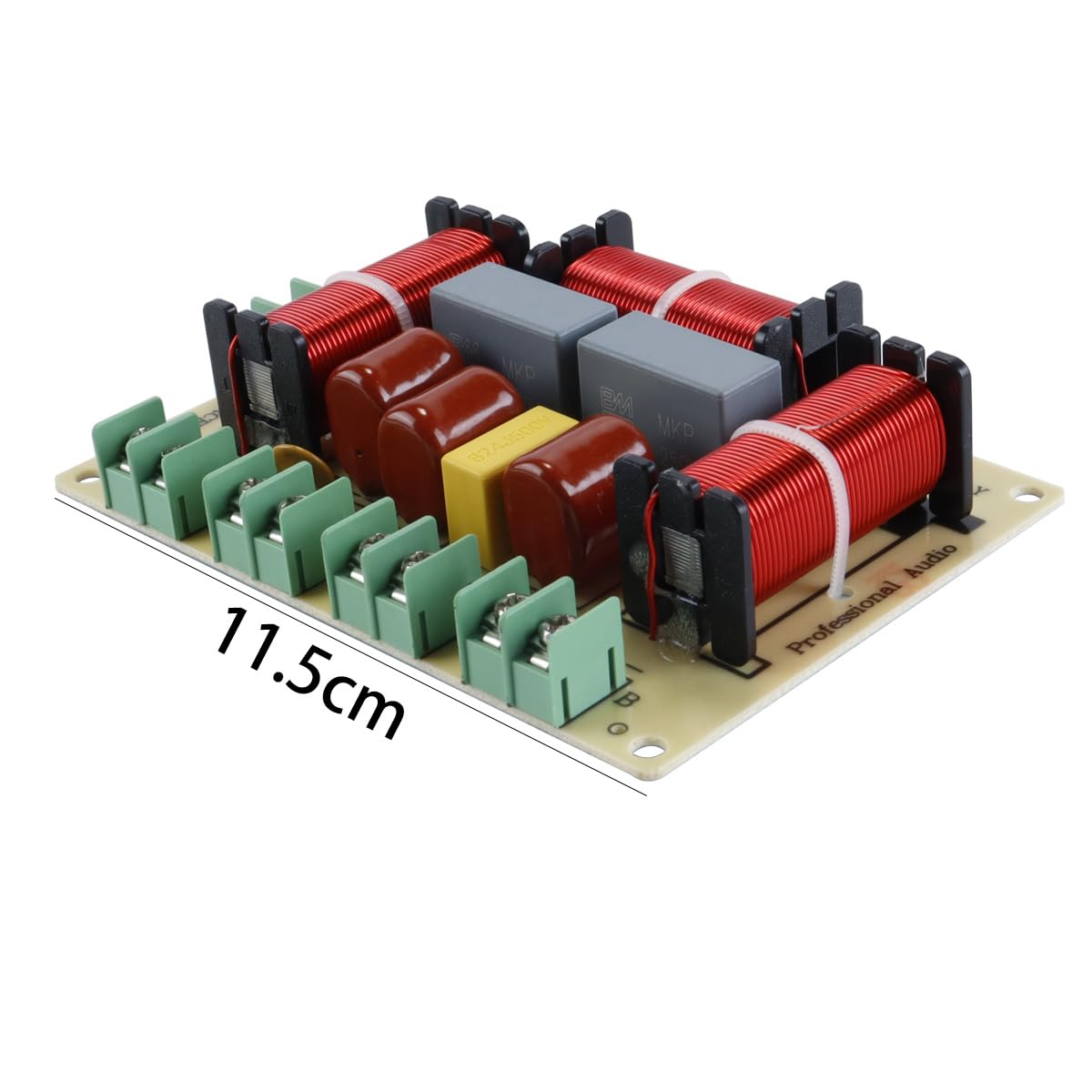 Crossover a 4 vie per altoparlanti, 250 W 4-8 Ohm alti e medi con doppio divisore di bassa frequenza, per auto, impianto stereo domestico
